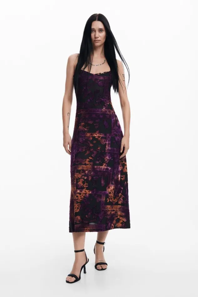 Women Dresses And Jumpsuits Desigual 2in1 Midi Dress