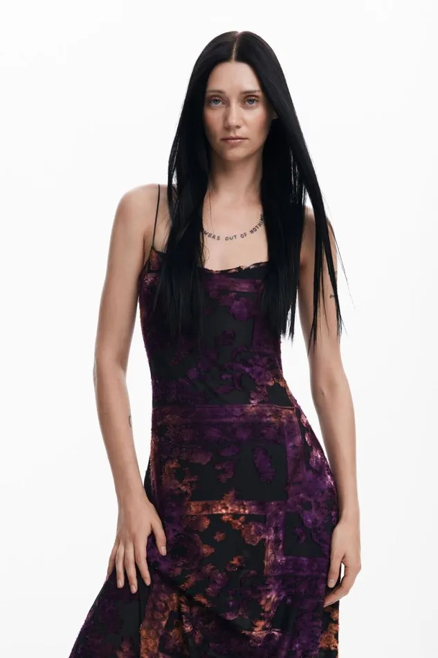 Women Dresses And Jumpsuits Desigual 2in1 Midi Dress