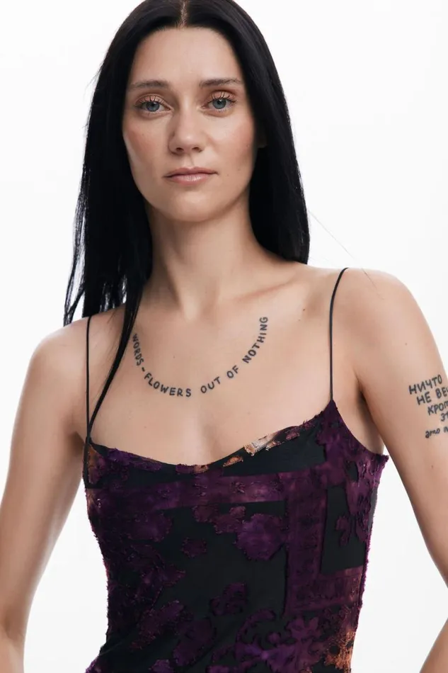 Women Dresses And Jumpsuits Desigual 2in1 Midi Dress