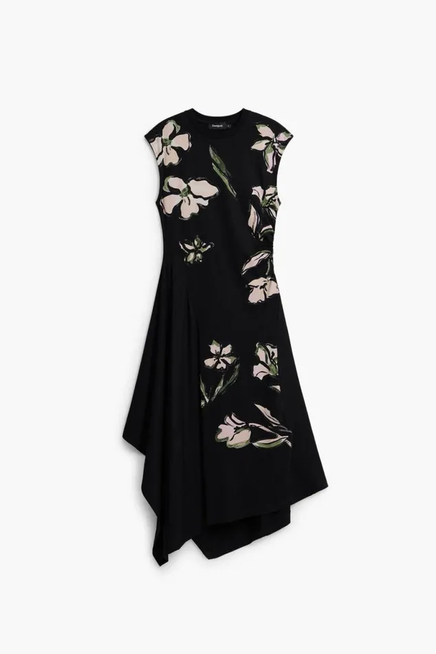 Women Dresses And Jumpsuits Desigual Asymmetric Floral Dress