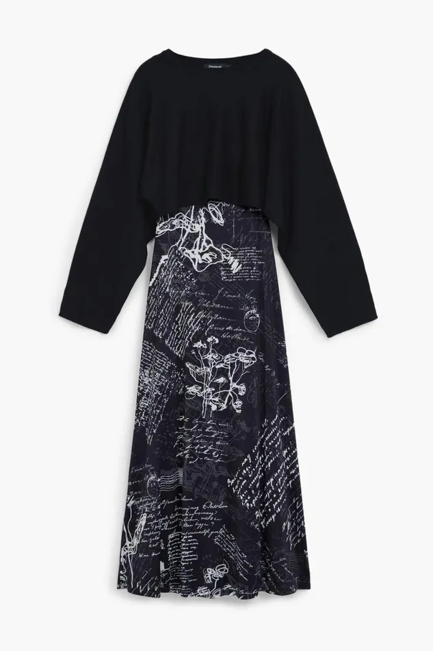 Women Dresses And Jumpsuits Desigual Combined Midi Dress