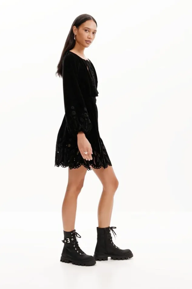 Women Dresses And Jumpsuits Desigual Embroidered Mini Dress
