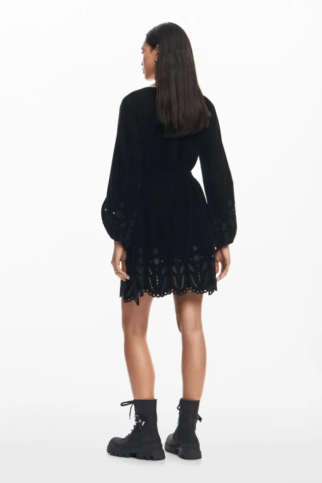 Women Dresses And Jumpsuits Desigual Embroidered Mini Dress