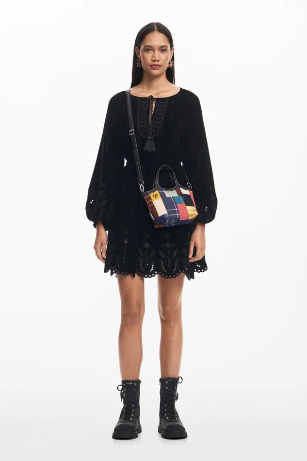 Women Dresses And Jumpsuits Desigual Embroidered Mini Dress