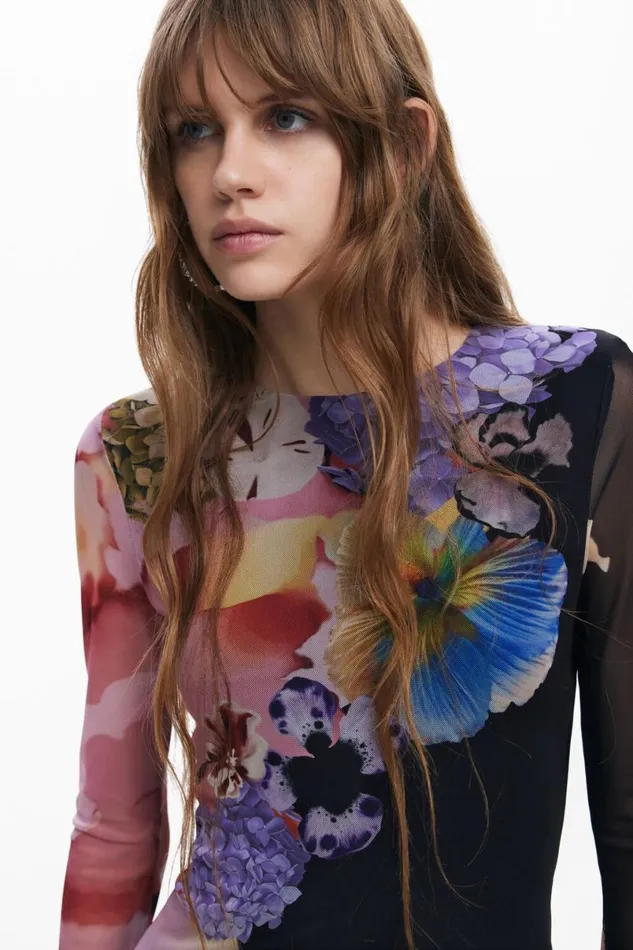 Women Dresses And Jumpsuits Desigual Floral Midi Dress