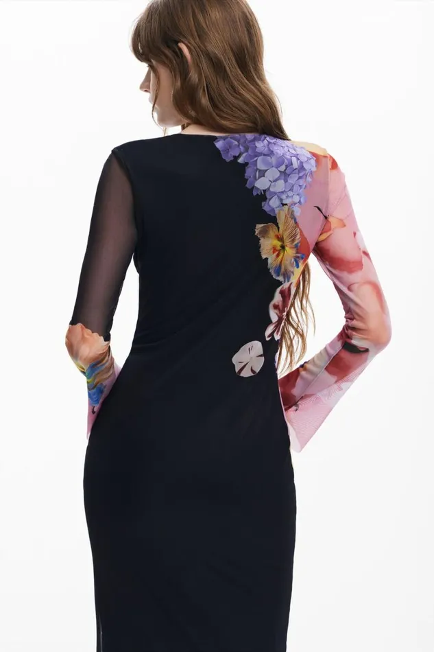 Women Dresses And Jumpsuits Desigual Floral Midi Dress