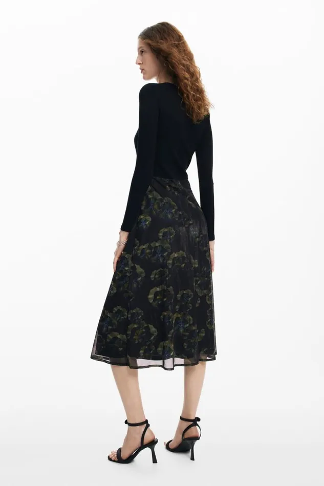 Women Dresses And Jumpsuits Desigual Floral Midi Dress M Christian Lacroix