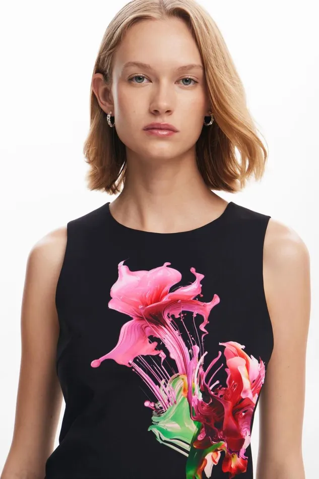 Women Dresses And Jumpsuits Desigual Floral Print Dress