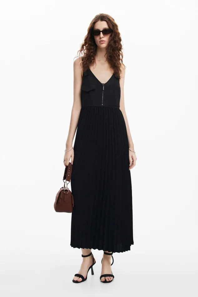 Women Dresses And Jumpsuits Desigual Hybrid Long Dress