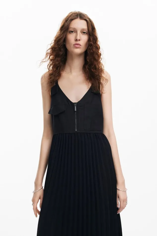 Women Dresses And Jumpsuits Desigual Hybrid Long Dress