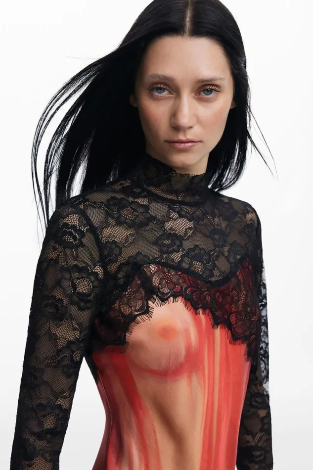Women Dresses And Jumpsuits Desigual Mara Escot Combined Dress