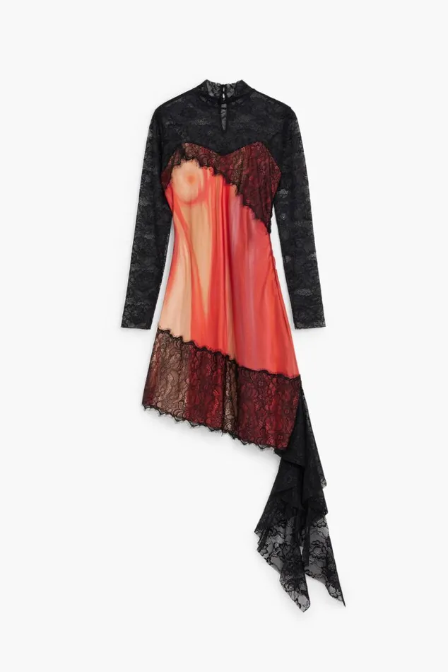 Women Dresses And Jumpsuits Desigual Mara Escot Combined Dress