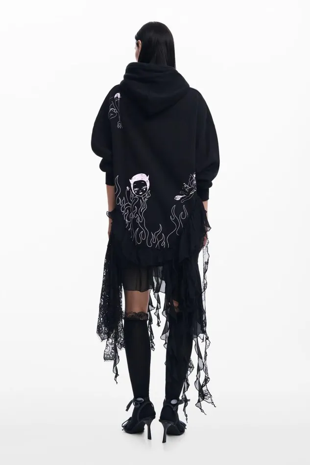 Women Dresses And Jumpsuits Desigual Mara Escot Sweatshirt Dress