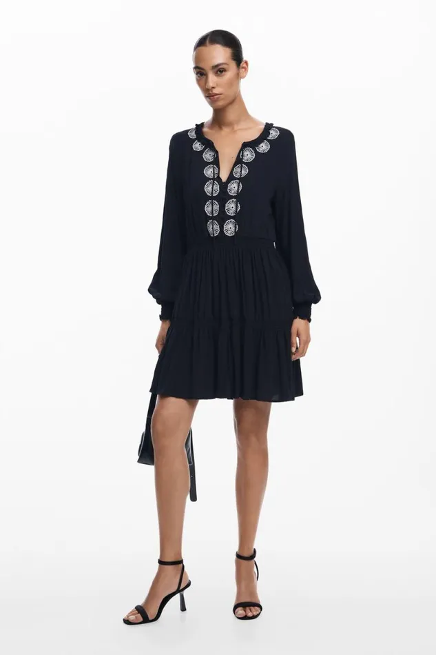 Women Dresses And Jumpsuits Desigual Mini Dress With Details