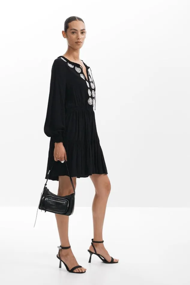 Women Dresses And Jumpsuits Desigual Mini Dress With Details