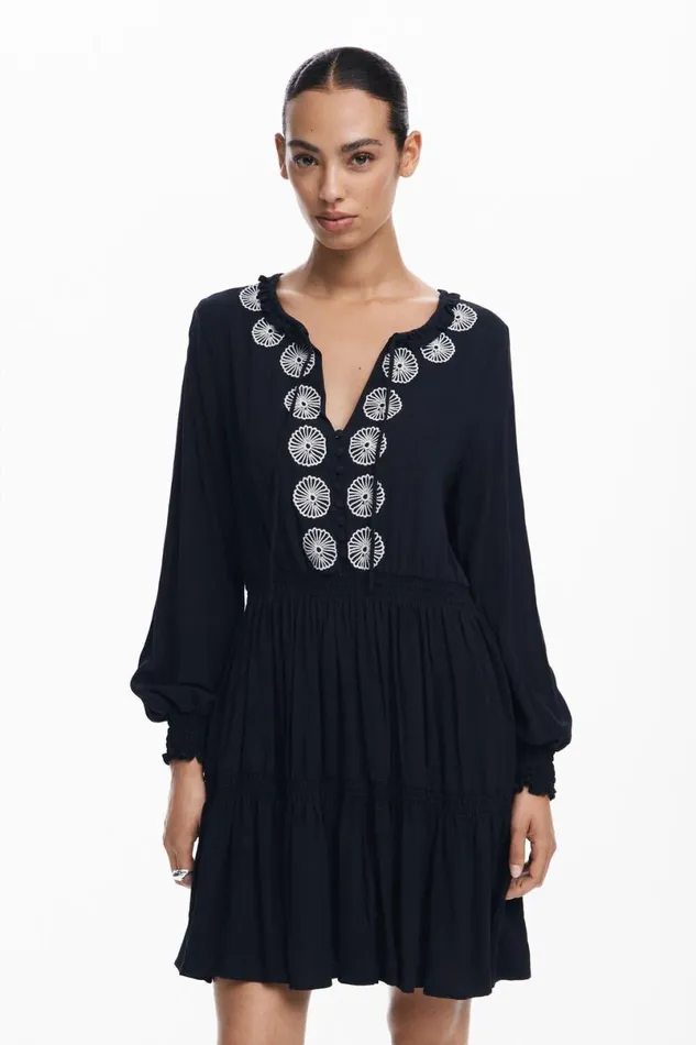 Women Dresses And Jumpsuits Desigual Mini Dress With Details