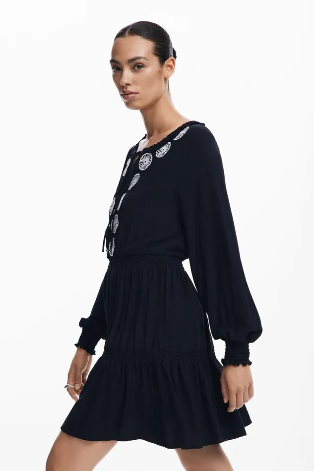 Women Dresses And Jumpsuits Desigual Mini Dress With Details