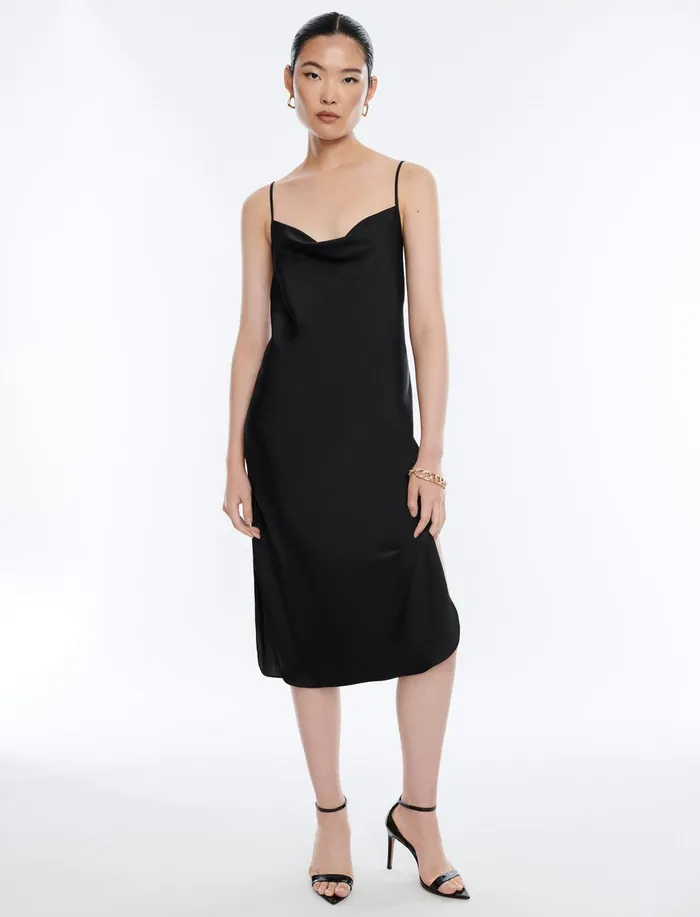 Women Dresses BCBG Black Aurelia Slip Dress Black