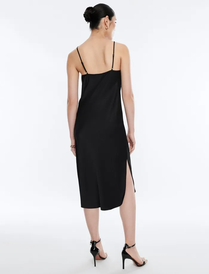 Women Dresses BCBG Black Aurelia Slip Dress Black