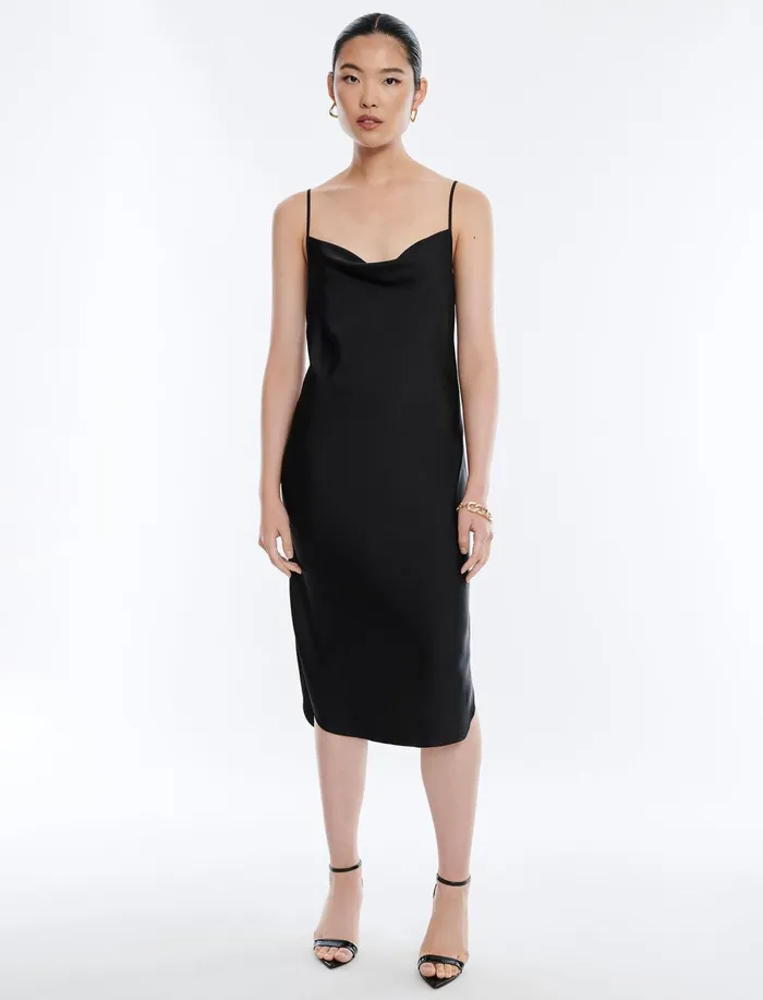 Women Dresses BCBG Black Aurelia Slip Dress Black