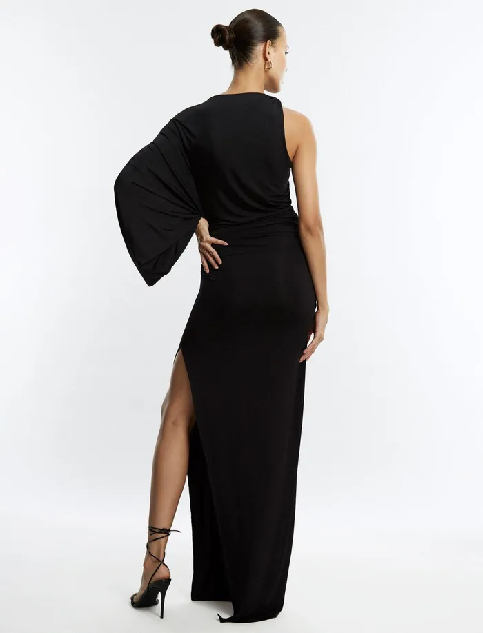 Women Dresses BCBG Black Merritt Evening Gown Black