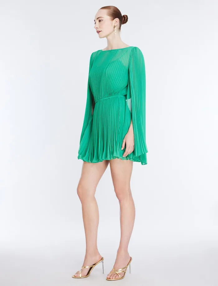 Women Dresses BCBG Tilly Mini Dress Vibrant Green