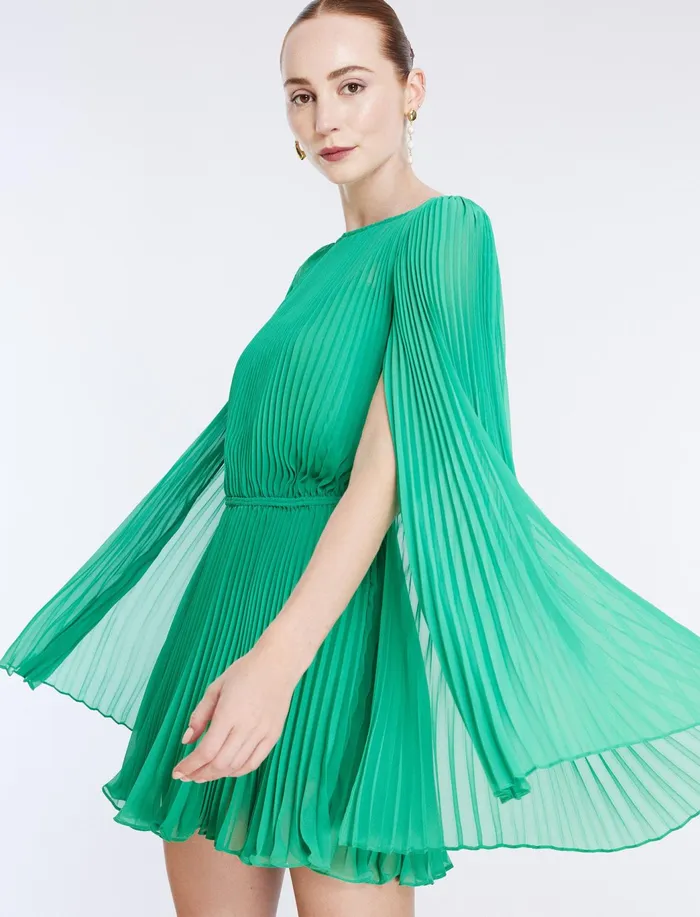 Women Dresses BCBG Tilly Mini Dress Vibrant Green