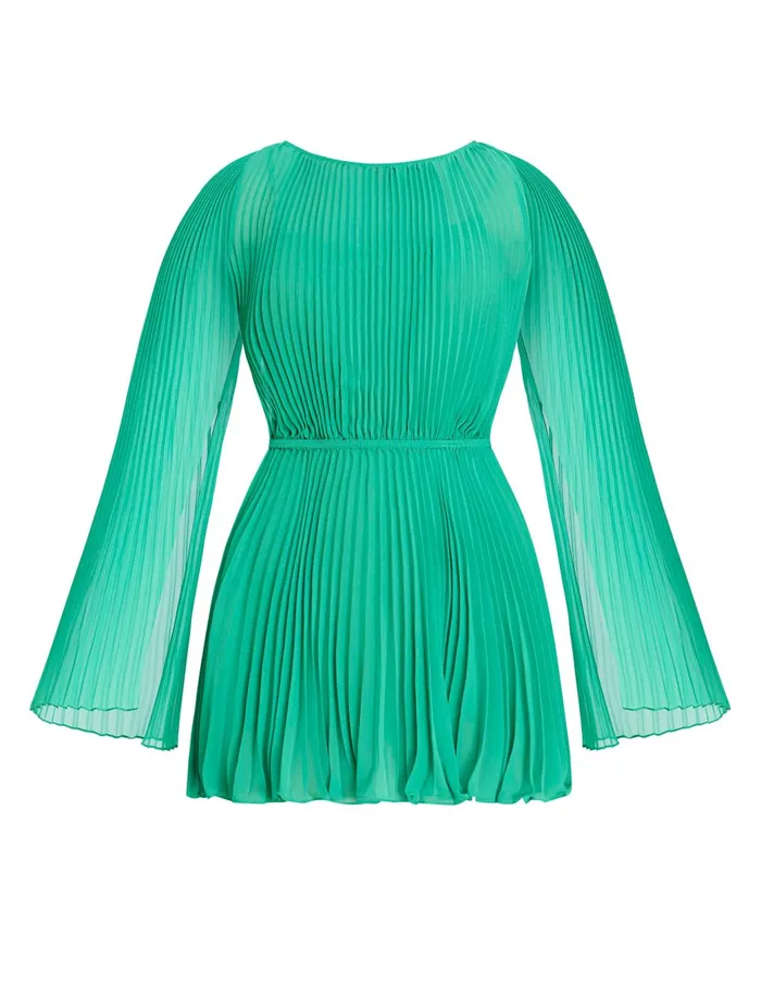 Women Dresses BCBG Tilly Mini Dress Vibrant Green