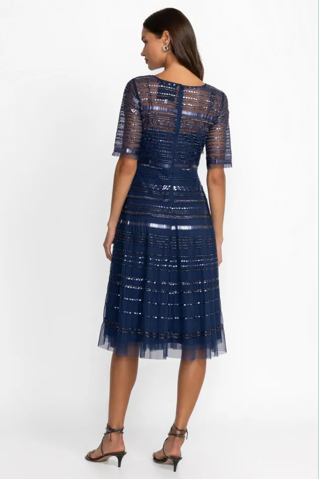 Women Dresses Johnny Was BEAD FEST DRESS Navy Women Dresses Johnny Was BEAD FEST DRESS Navy