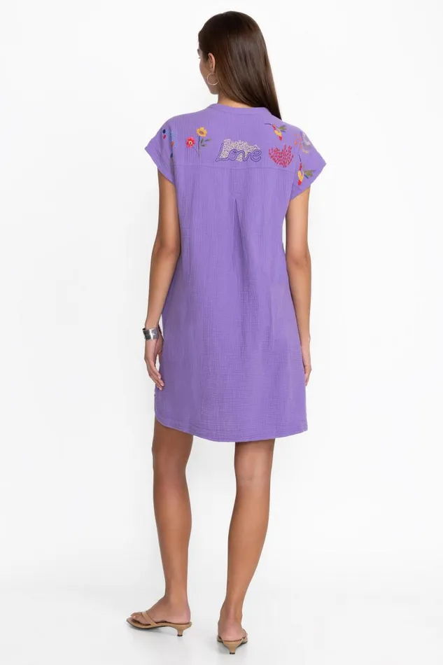 Women Dresses Johnny Was MISHTI DRESS Paisley Purple