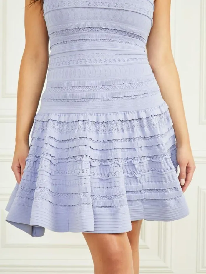 Women Dresses Marciano Bethany Sweater Dress Dust Light Blue