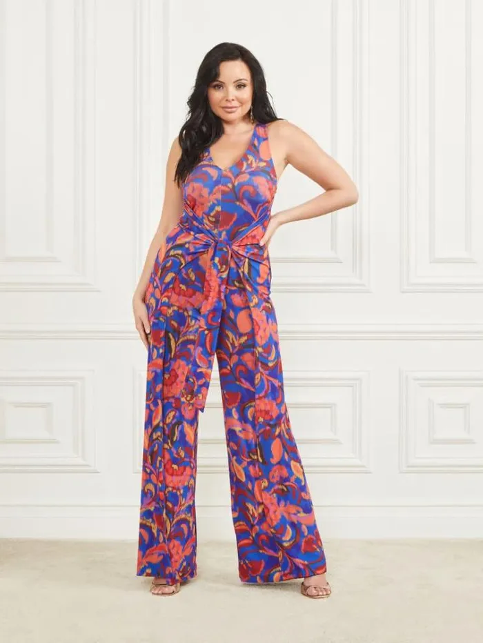 Women Dresses Marciano Calla Sleeveless Jumpsuit Betty Blue Print