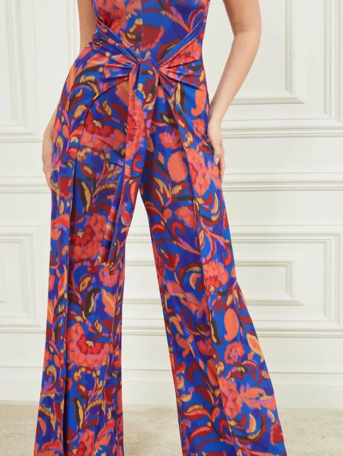 Women Dresses Marciano Calla Sleeveless Jumpsuit Betty Blue Print