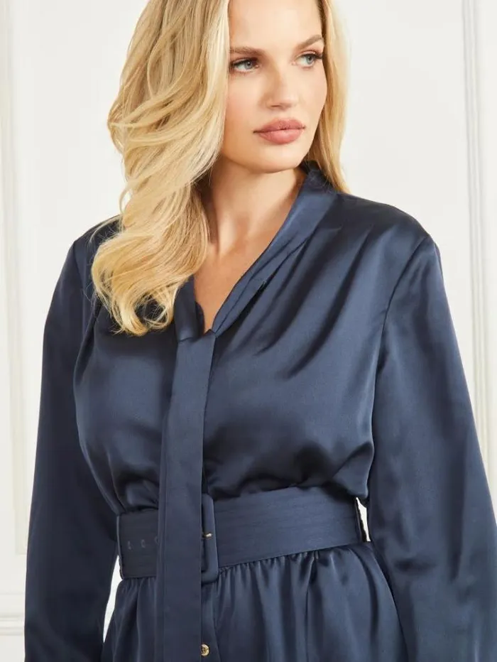 Women Dresses Marciano Dianne Shift Dress Blackened Blue Women Dresses Marciano Dianne Shift Dress Blackened Blue