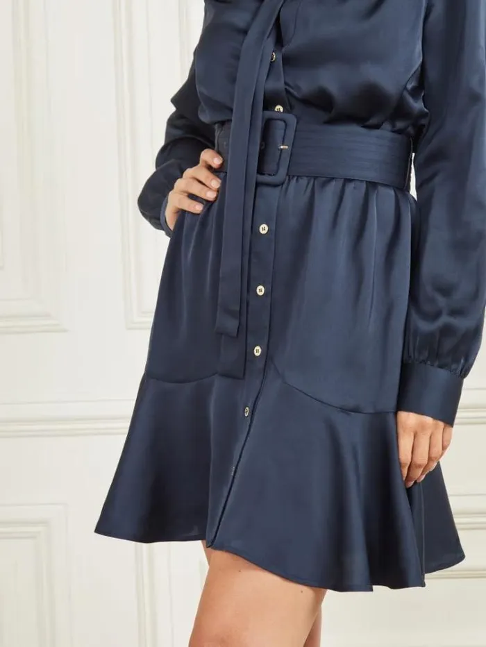 Women Dresses Marciano Dianne Shift Dress Blackened Blue Women Dresses Marciano Dianne Shift Dress Blackened Blue