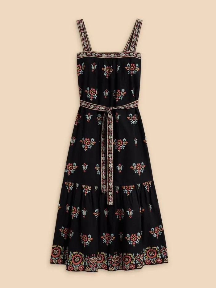 Women DRESSES White Stuff Fiona Maxi Dress Black Print Women DRESSES White Stuff Fiona Maxi Dress Black Print