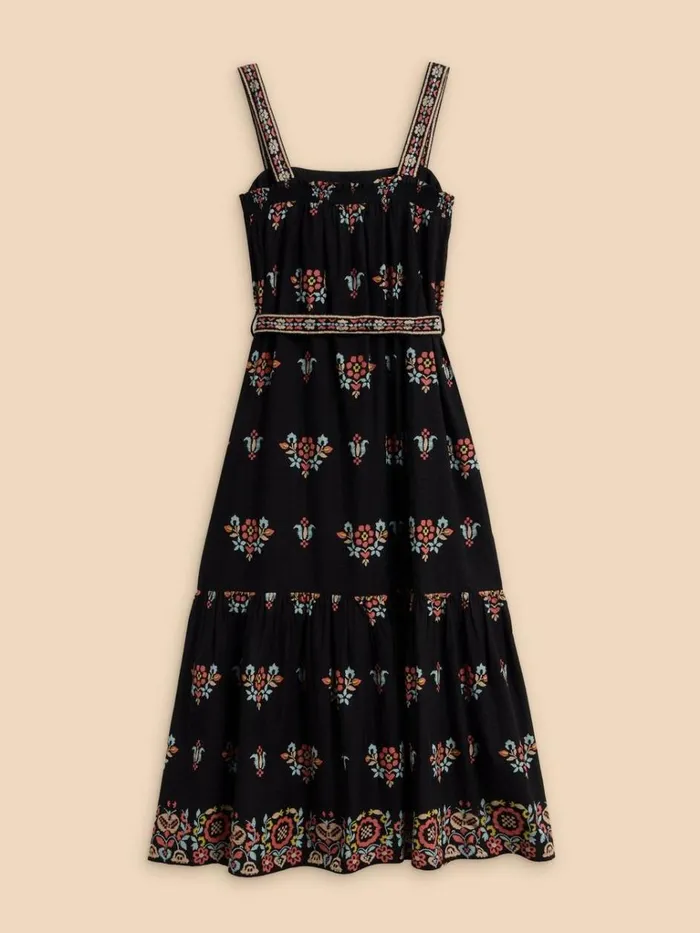 Women DRESSES White Stuff Fiona Maxi Dress Black Print Women DRESSES White Stuff Fiona Maxi Dress Black Print