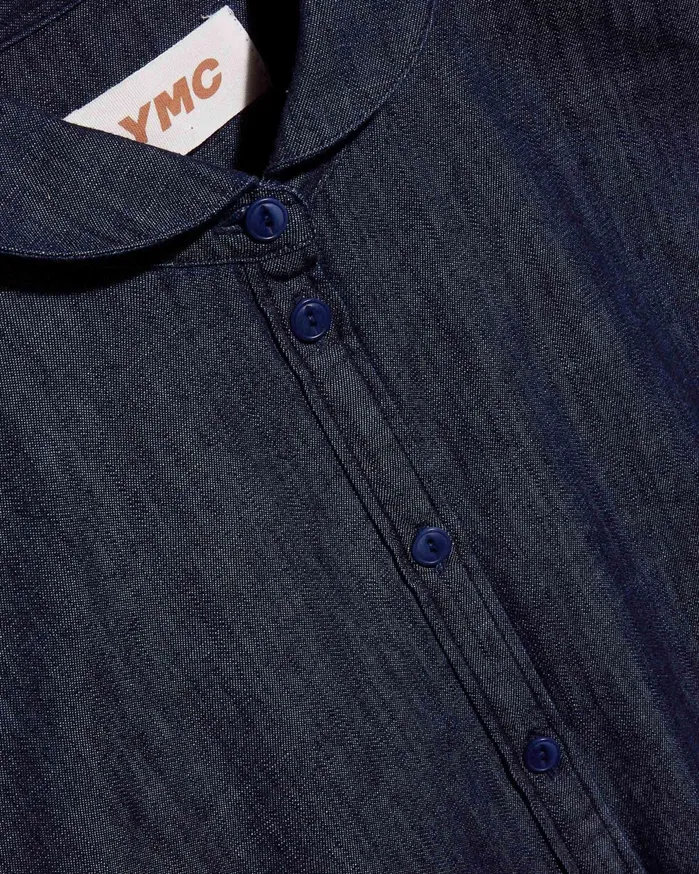 Women Earth Marianne Shirt Dark Indigo YMC Denim