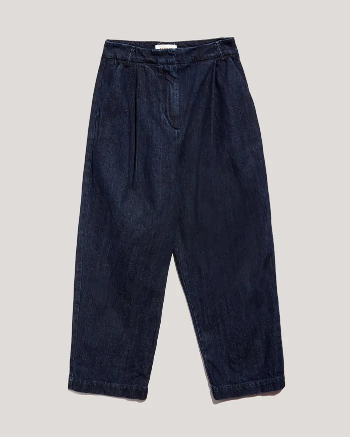 Women Earth Market Trouser Indigo YMC Trousers