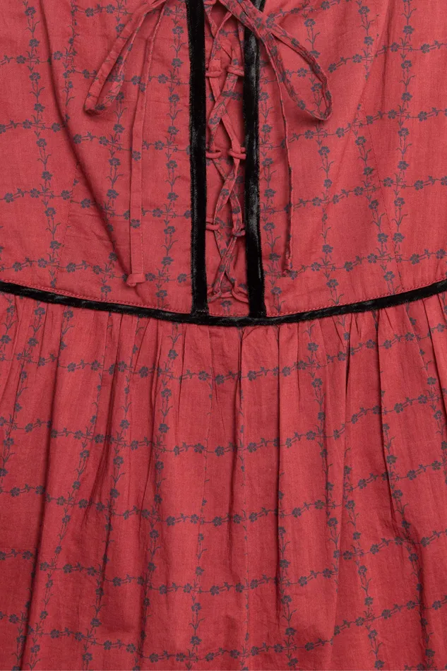 Women Extended Sizing Christy Dawn The Adele Dress Extended Crimson Trellis Women Extended Sizing Christy Dawn The Adele Dress Extended Crimson Trellis