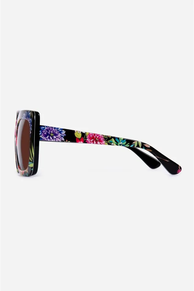 Women Eye Wear Johnny Was Sutton Sunglasses Printed Dreamer Noir Women Eye Wear Johnny Was Sutton Sunglasses Printed Dreamer Noir