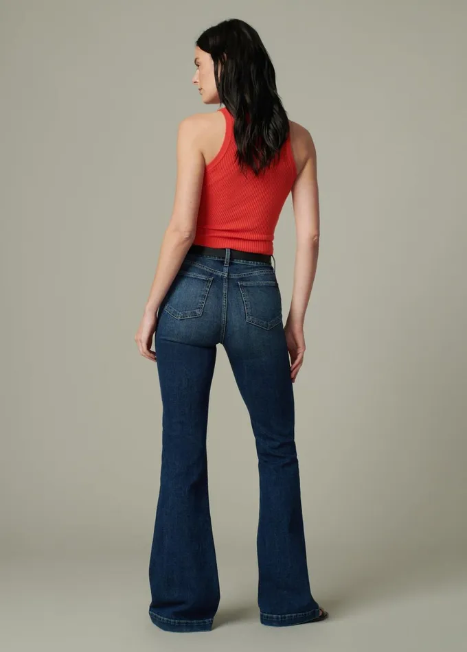 Women Flare Joe039s Jeans THE MOLLY Double Down