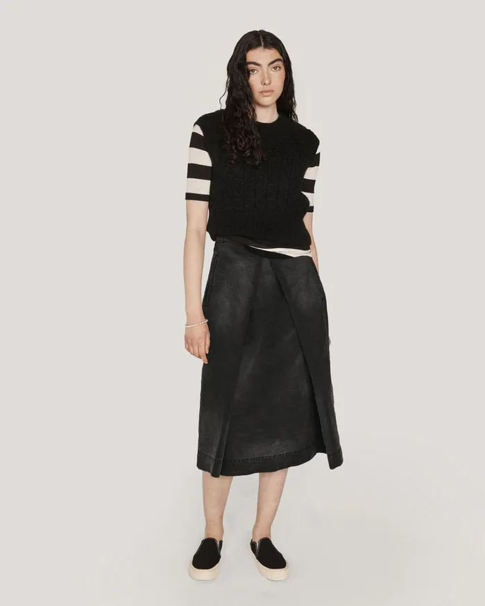 Women George Skirt Black YMC Skirts and Shorts