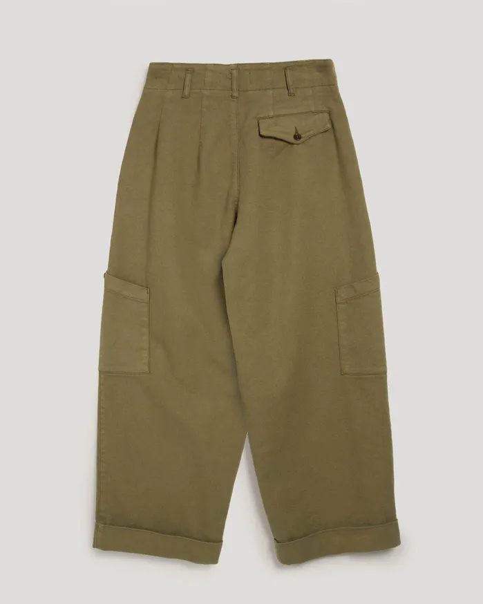 Women Grease Trouser Olive YMC Trousers