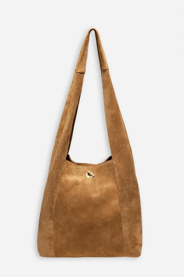 Women Handbags Johnny Was TASSEL CHAIN ITALIAN SUEDE HOBO BAG Tan Women Handbags Johnny Was TASSEL CHAIN ITALIAN SUEDE HOBO BAG Tan