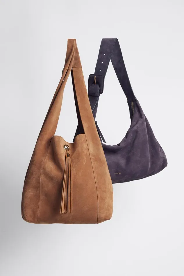 Women Handbags Johnny Was TASSEL CHAIN ITALIAN SUEDE HOBO BAG Tan Women Handbags Johnny Was TASSEL CHAIN ITALIAN SUEDE HOBO BAG Tan