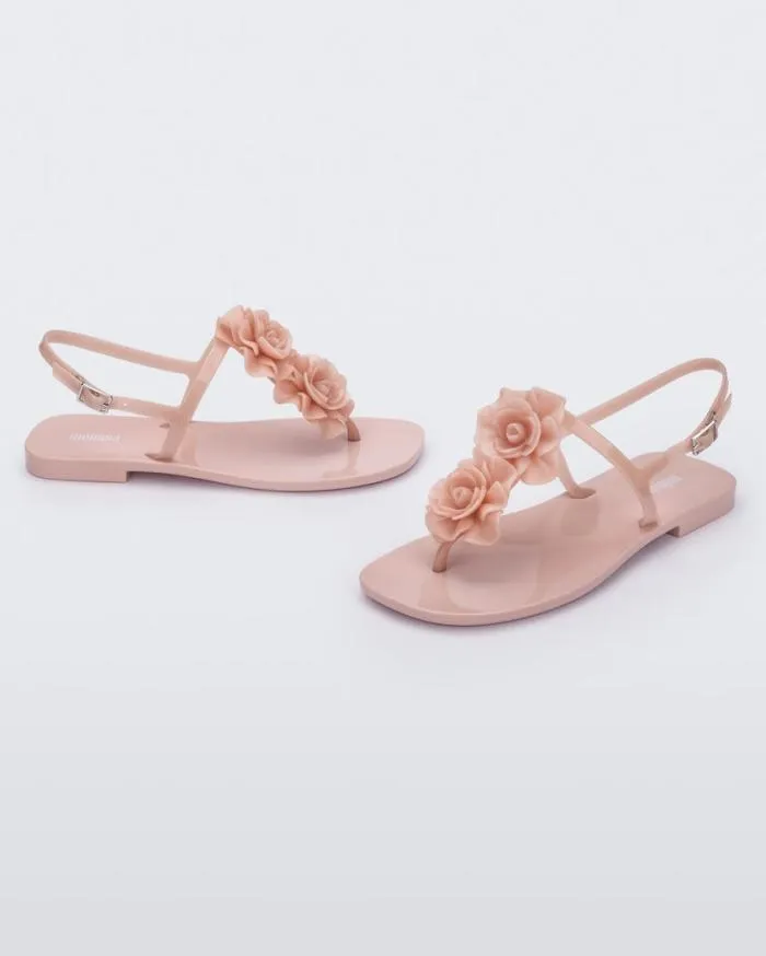 Women Harmonic Squared Garden Light Pink Melissa Sandals