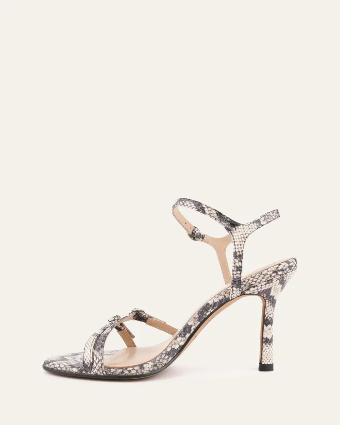 Women HIGH HEELS jomercer Romy high heel sandals natural snake print leather Women HIGH HEELS jomercer Romy high heel sandals natural snake print leather