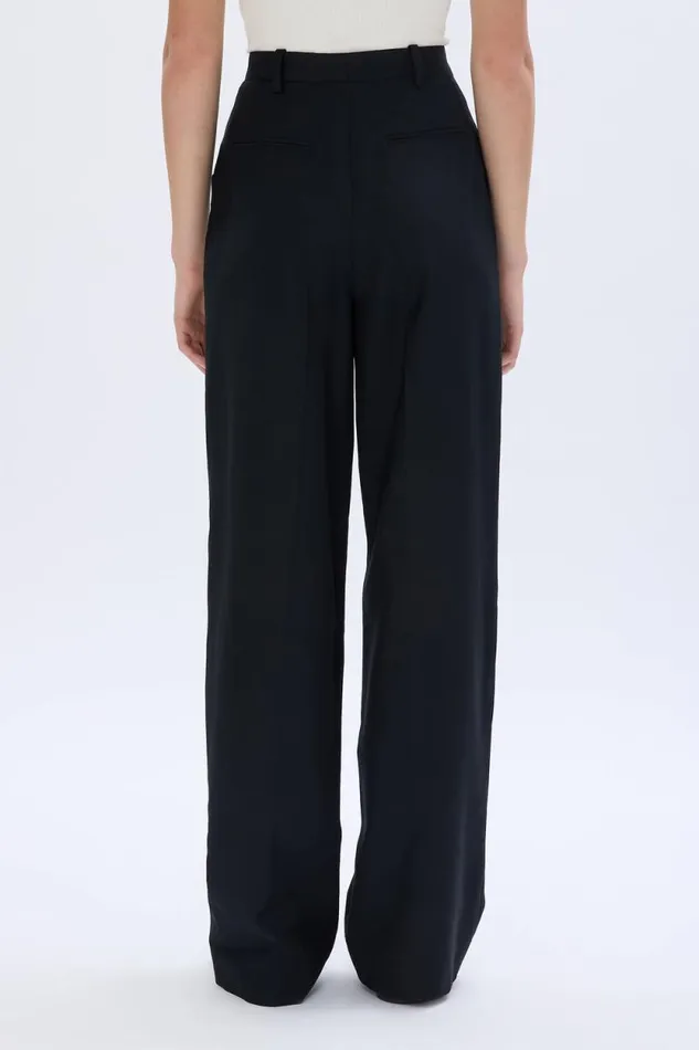 Women Highwaisted Trousers In Cold Wool Black Black Sonia Rykiel Trousers And Denim