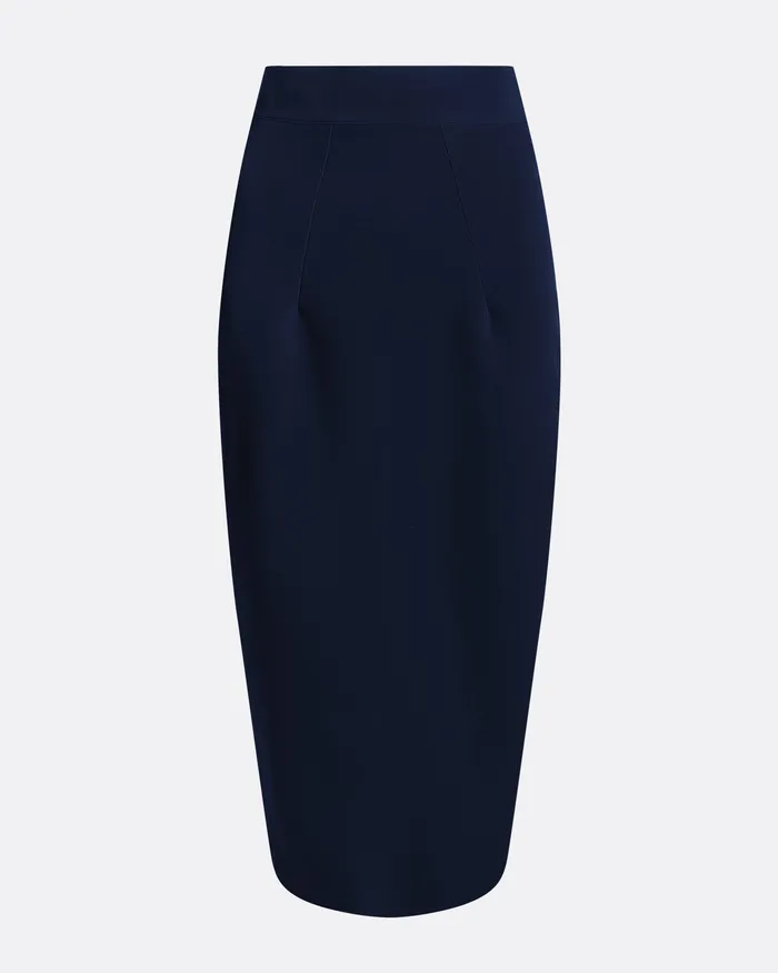 Women Hokoku Maritime Blue Skirt Maritime Blue Skirts Safiyaa